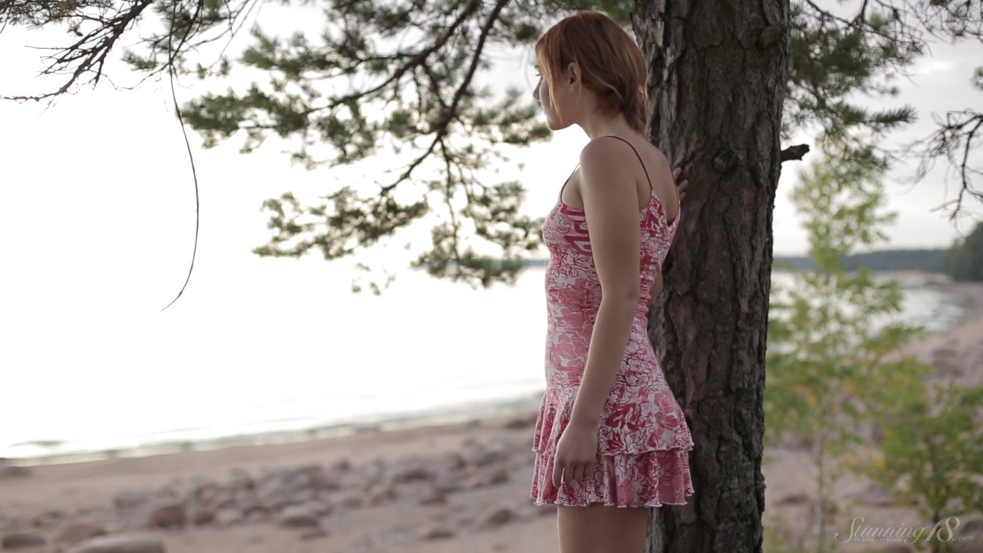 Stunning18 - Sasha Green - Striptease At Sunset