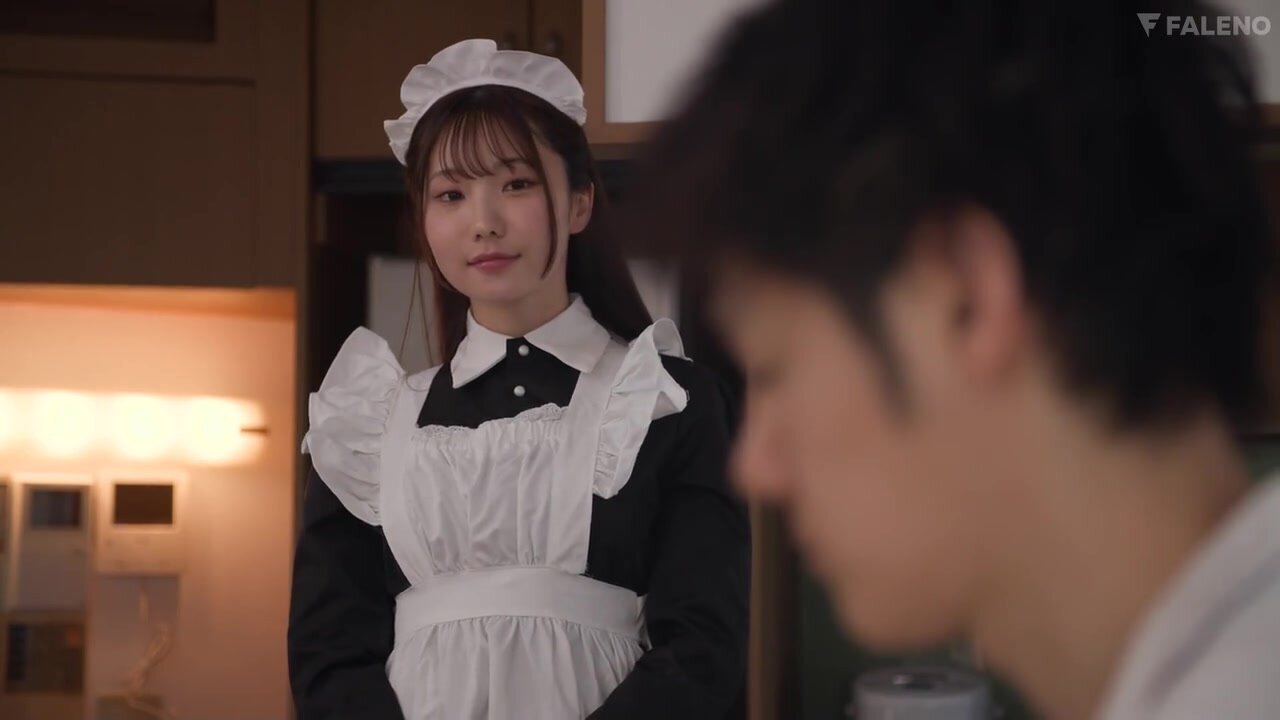 FNS-070 The slutty kissing maid who seduces me only when my wife is away - Eren Sora