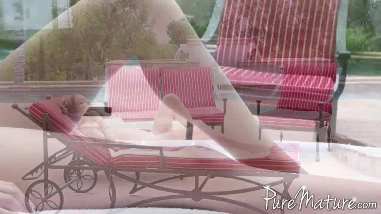 Victoria Rae Black Puma Swede - Lounging Poolside