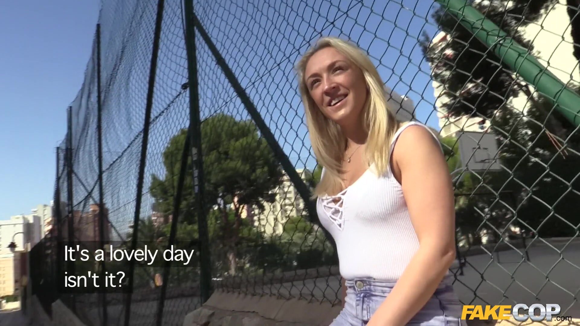 Monty - Blonde fucks as her boyfriend stays home