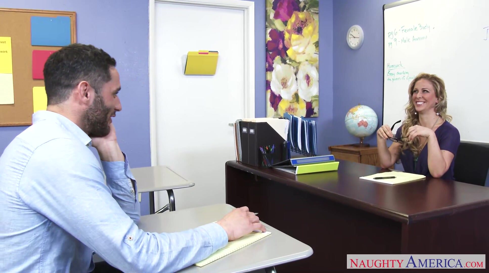 Cherie Deville My First Sex Teacher 1 Slutty Teacher Fucks Her Student As A Birthday Present