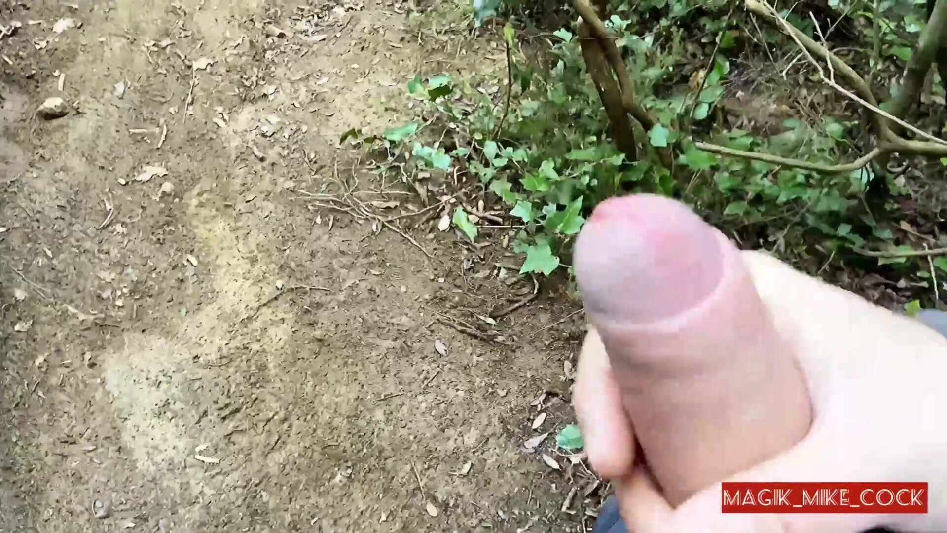 Mike’s Magic Cock - Naive Girl Caught Me Masturbating Outside In Nature And Helped Me out