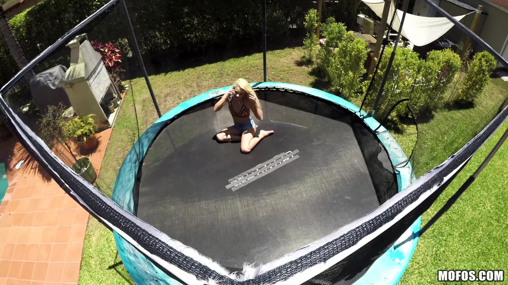 PervsOnPatrol - Trampoline Cock Worship - Riley Star