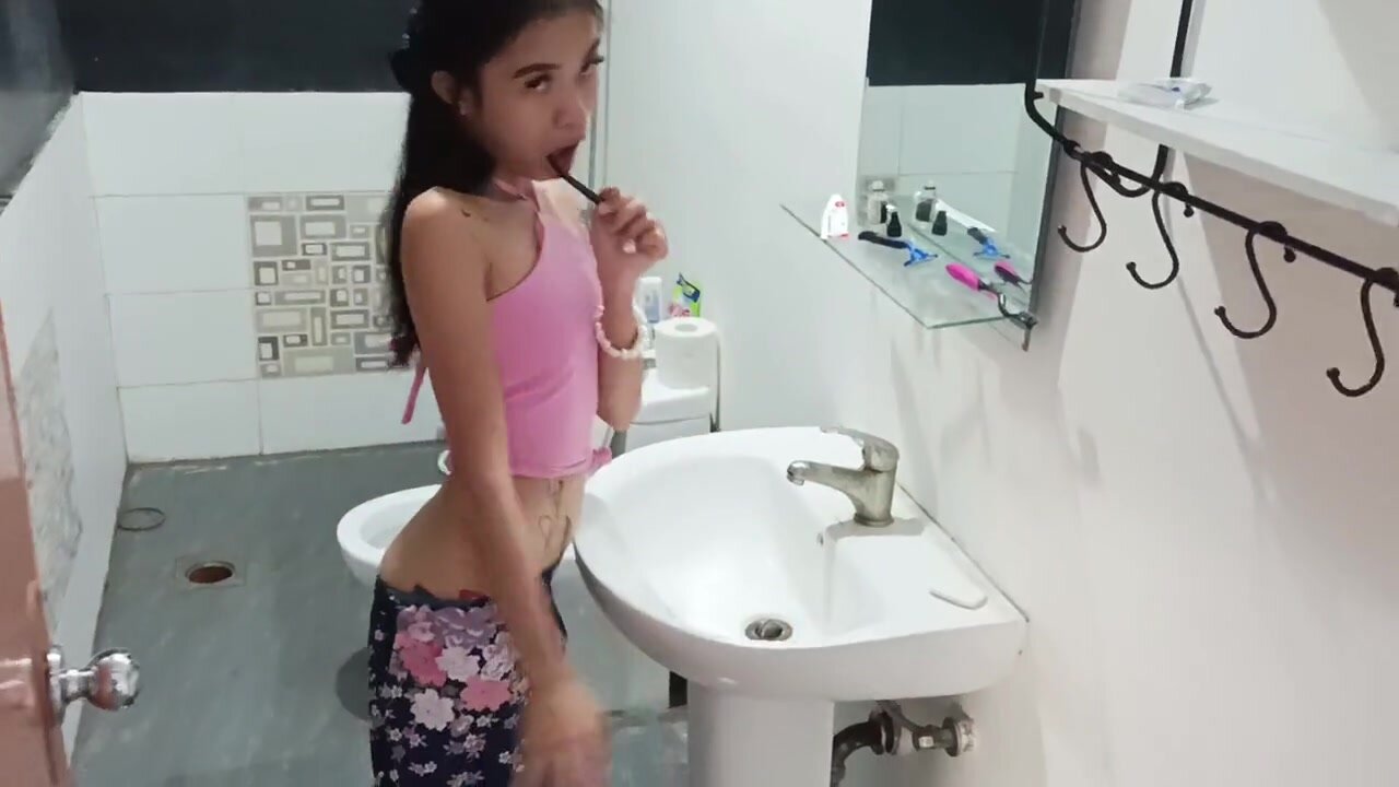 Thinyone - Skinny Tattooed Filipina does it Again, Sucking White Cock and get Doggy Stile as a Hell_Thinyone_720p