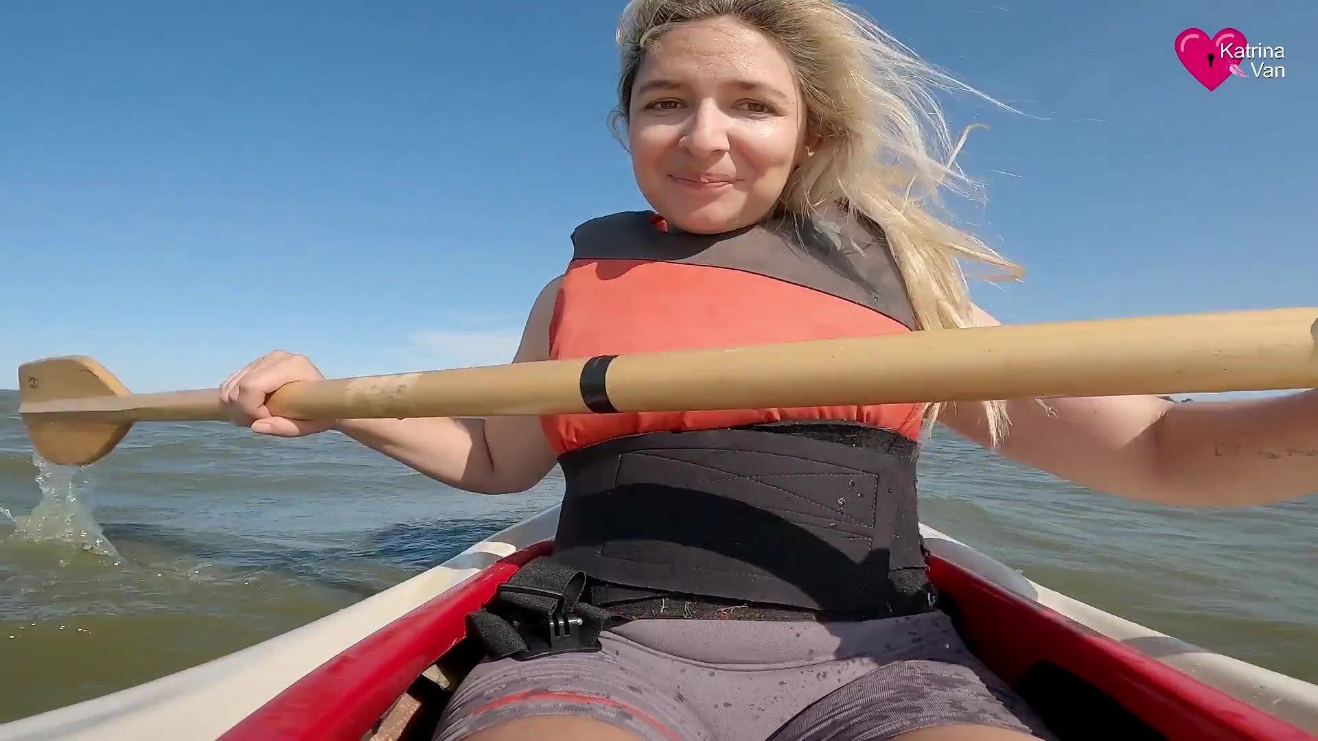Katrina Van - Adult Game in the Water, Kayaking, Waves, Sunbathing and Blowjob