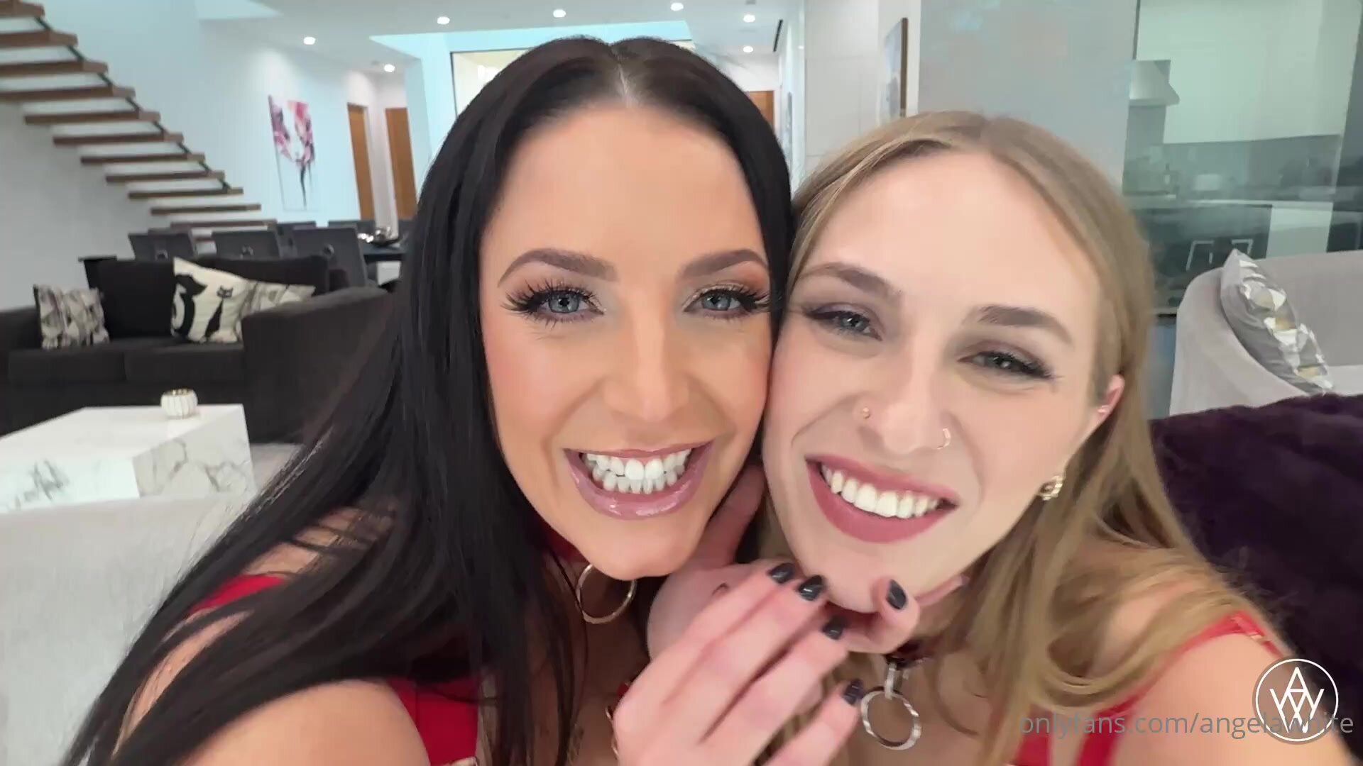 Angela White - Angel Youngs Angela White Edged Teased  Drained by Angel Youngs and I
