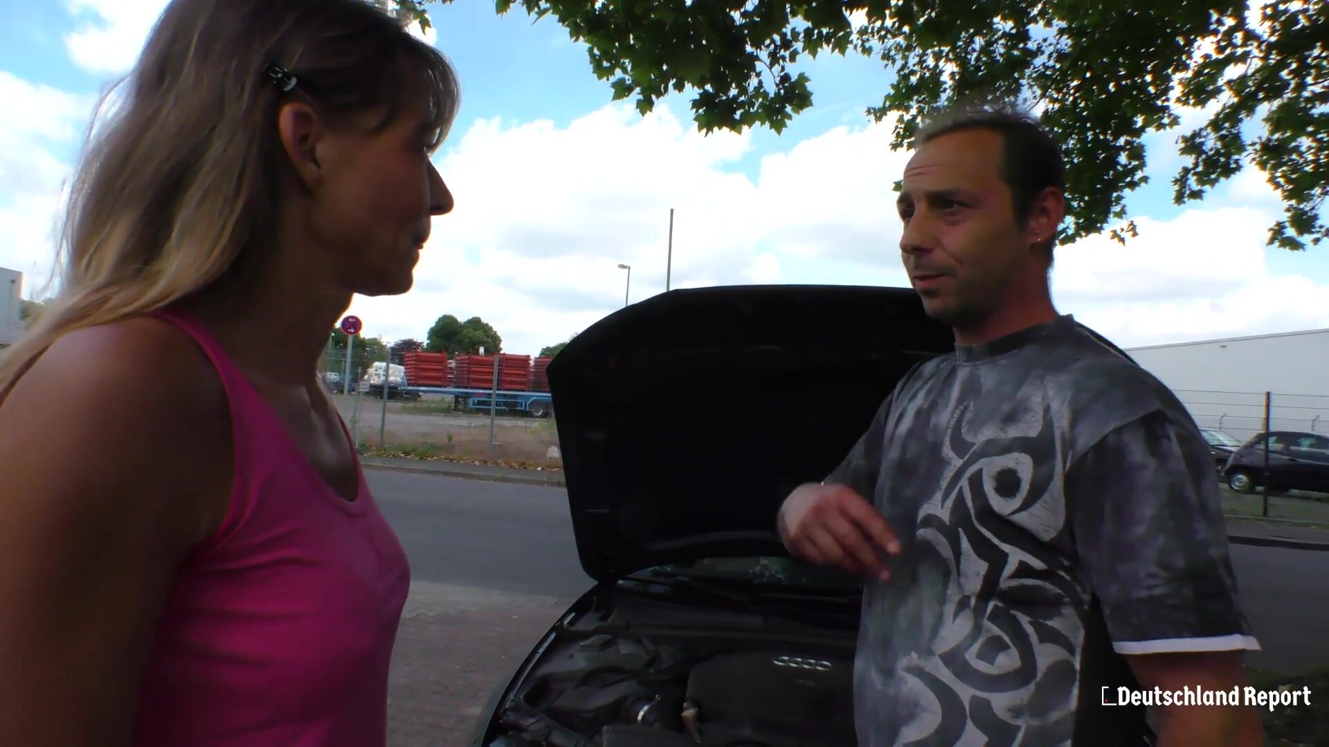 Simona J -  Andreas J - Mature German Picked Up And Fucked In Hot Reportage