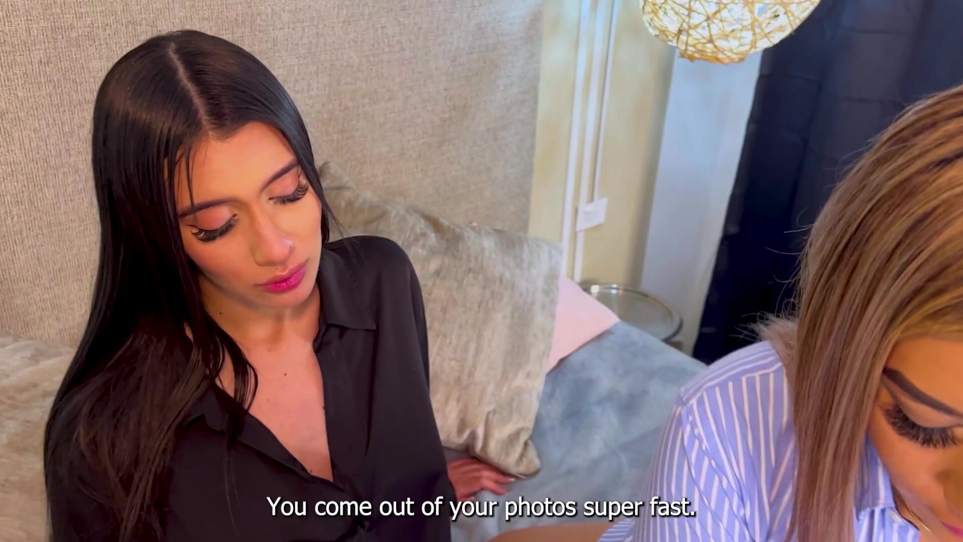 Ambar Prada & Naty Delgado - My 9 Months Pregnant Sister Squirts