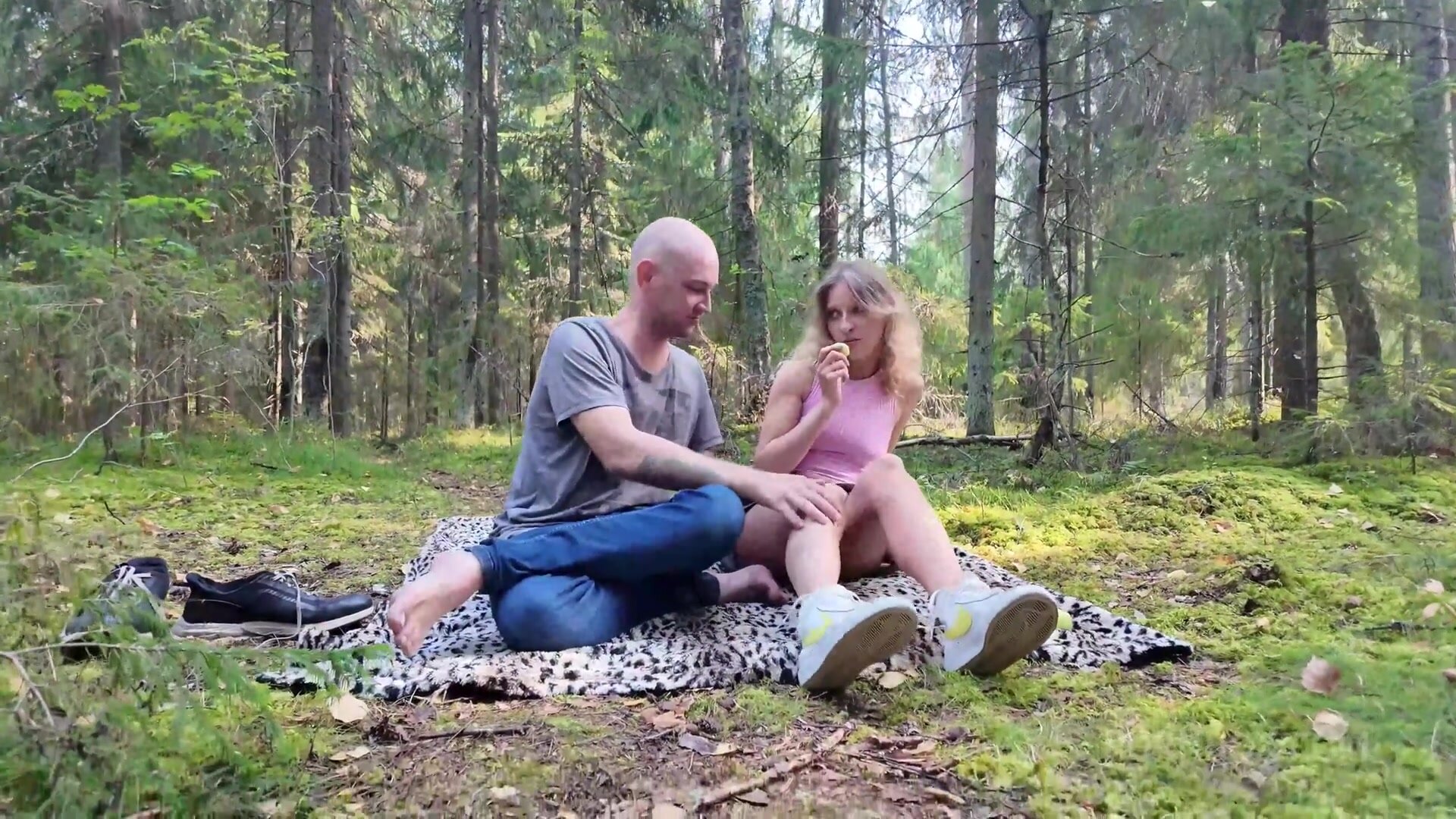 Stella Bliss - Skinny teen rough public ass fucked