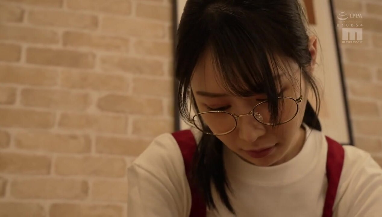 MIKR-056 The plain and gloomy glasses lady at my part-time job is an insatiable slut monster, Rio Asahi