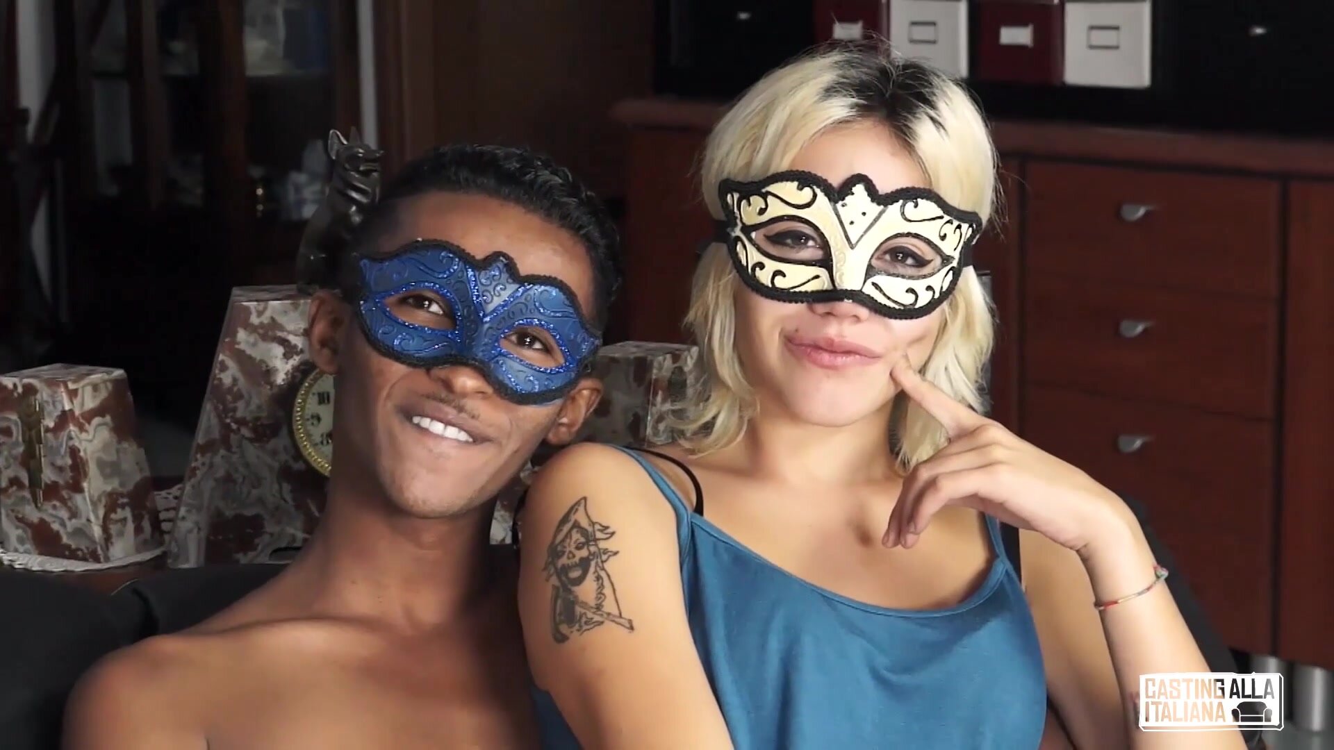 Indya Mirales PD Johnny - Teen Blonde Enjoys Interracial Sex