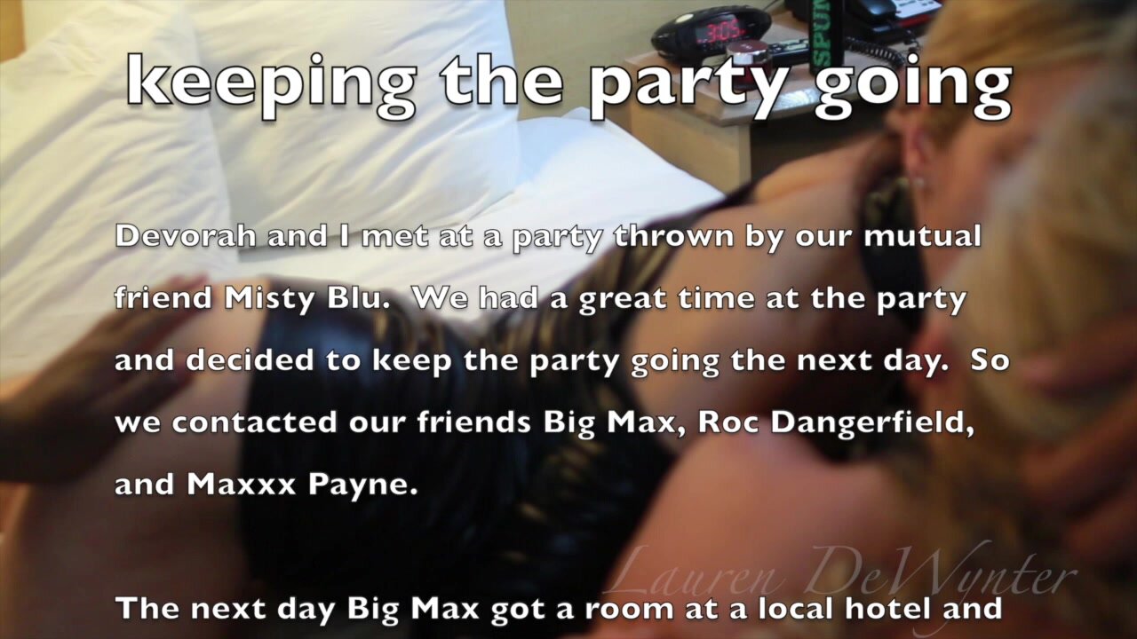 Lauren DeWynter -  ManyVids - Keeping-the-party-going
