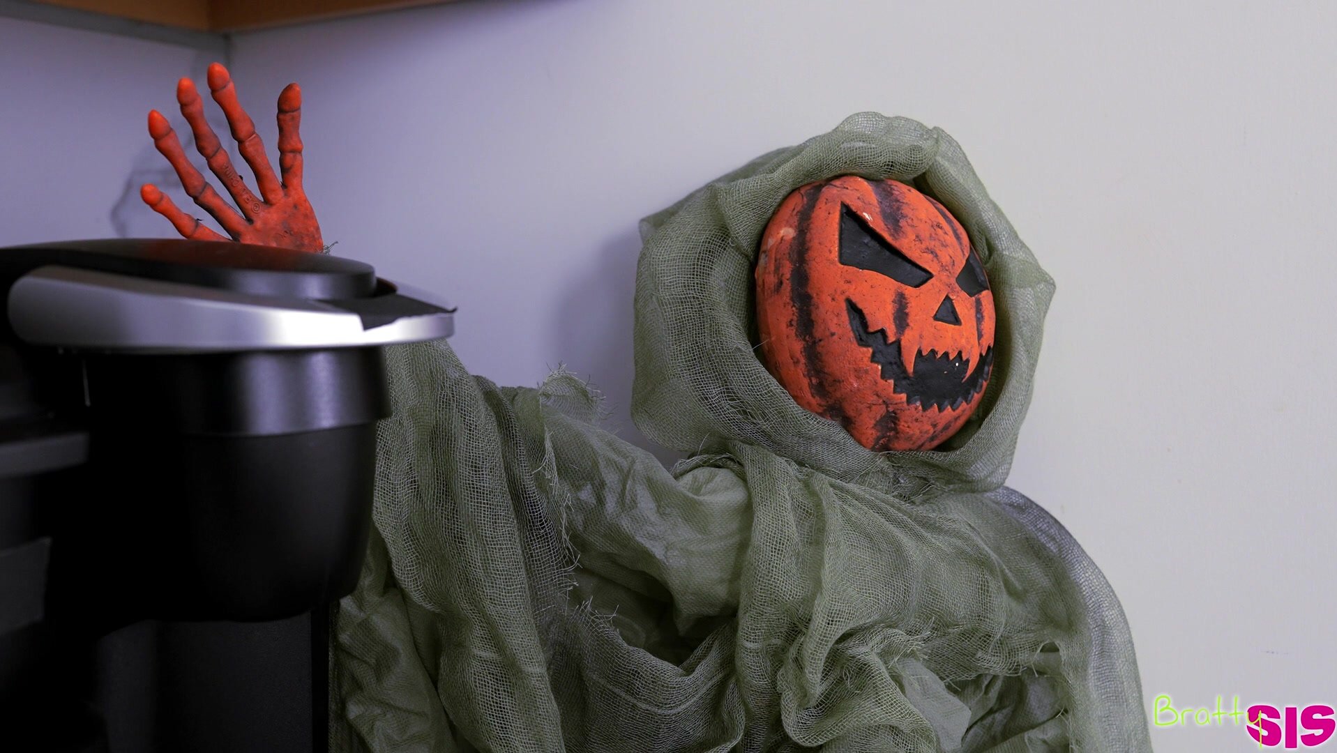 BrattySis - Angel Gostosa Stepsisters Halloween Treat Is My Dick