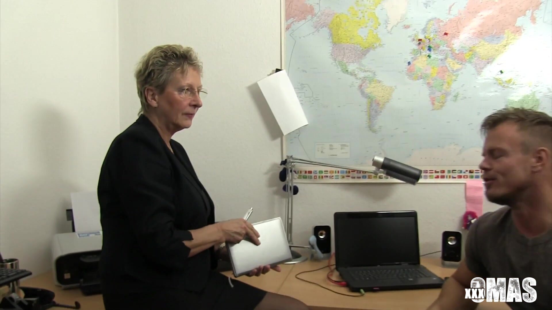 Erna Bodo - German Granny Pounded Hard In Office