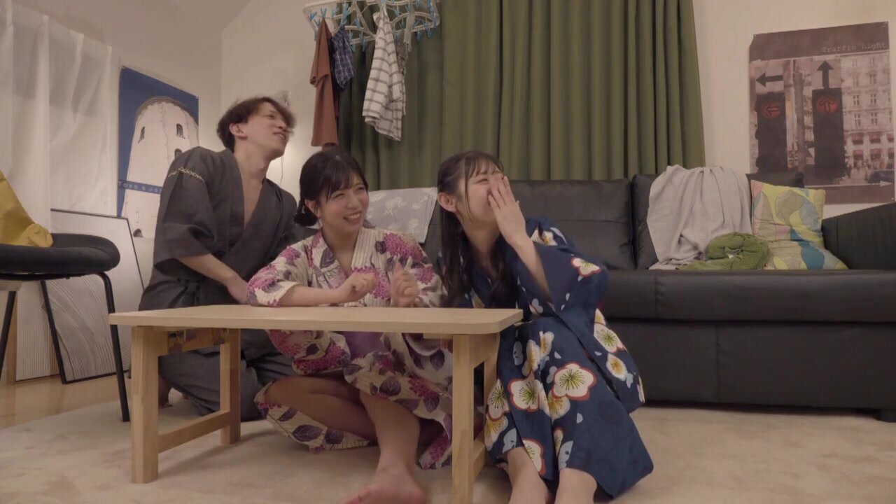 AWAW-008 After the festival, I had a wild time drinking with girls in yukata at home! Their panties were so erotic that I ended up attacking them, but will they forgive me just for today?