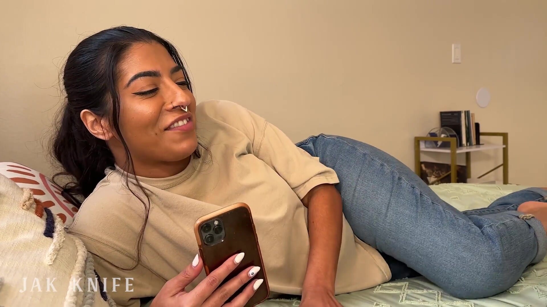 Jak Knife - Bestfriend asked to use my dick to help start her Onlyfans - Jasmine Sherni