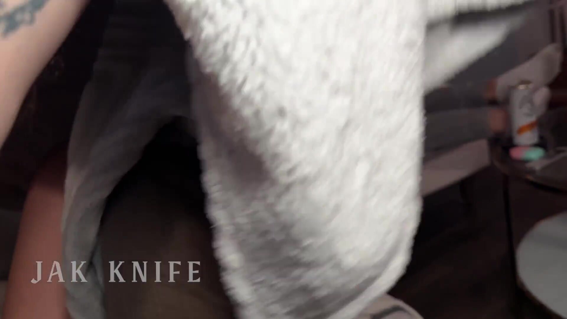 Jak Knife - Sister's bestfriend wanted sneaky sex during family movie night - Chloe Foxxe