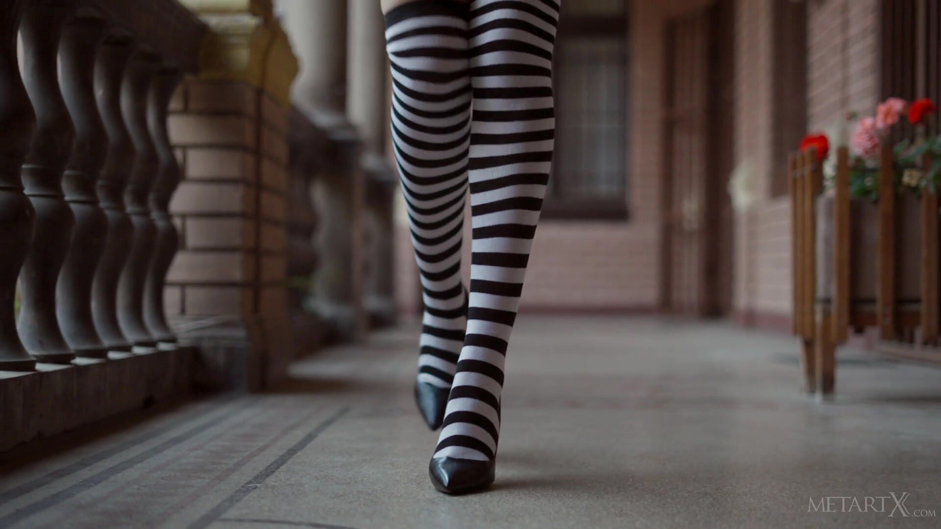 MetArtX - Alice Murkovski Striped Socks 2