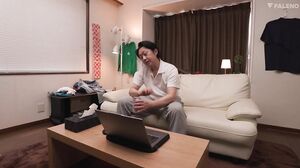 FNS-112 Alone with my neighbor's flashy gal at the garbage dump early in the morning, I immediately thrust into the fleshy lines of her tight dress and have sex with her - Rin Yami