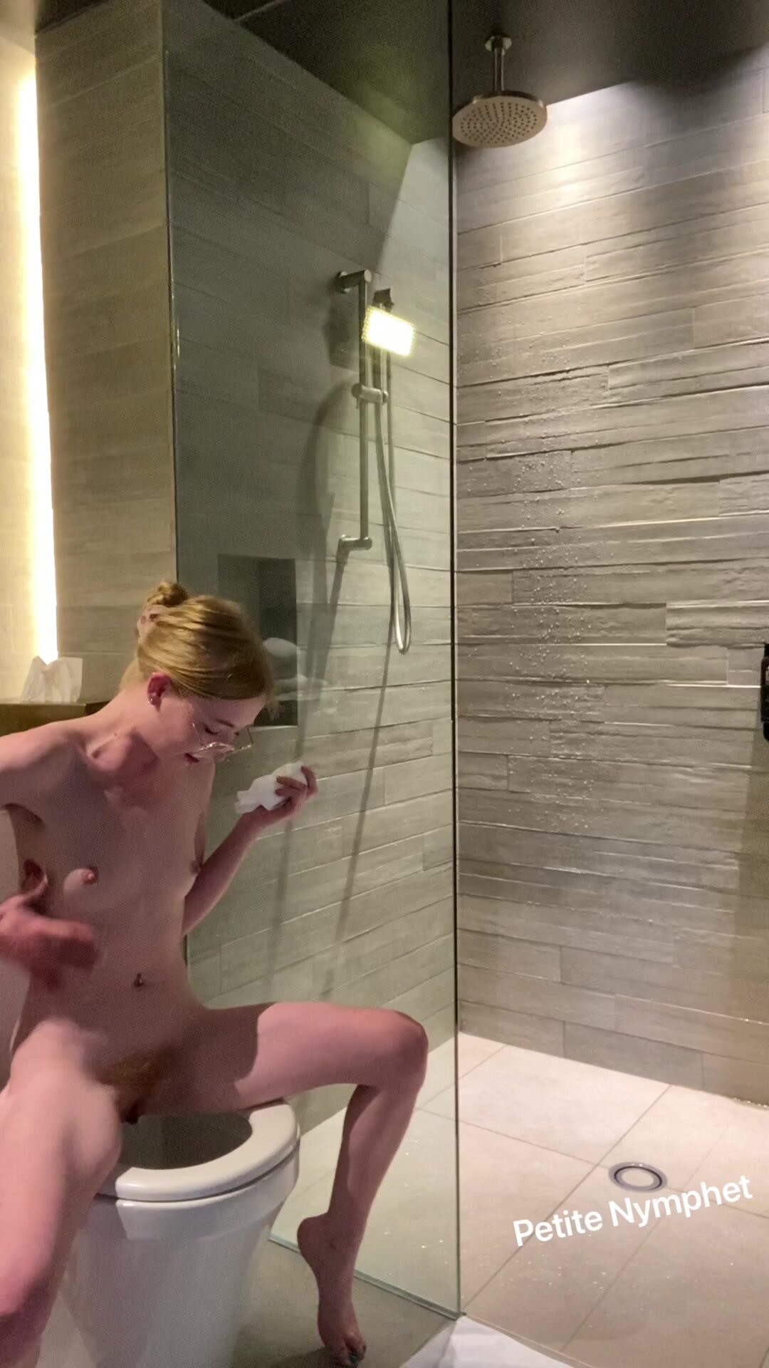 Naughty Nymphet - Wet Wednesday Stripping Out of My Dress I Go To