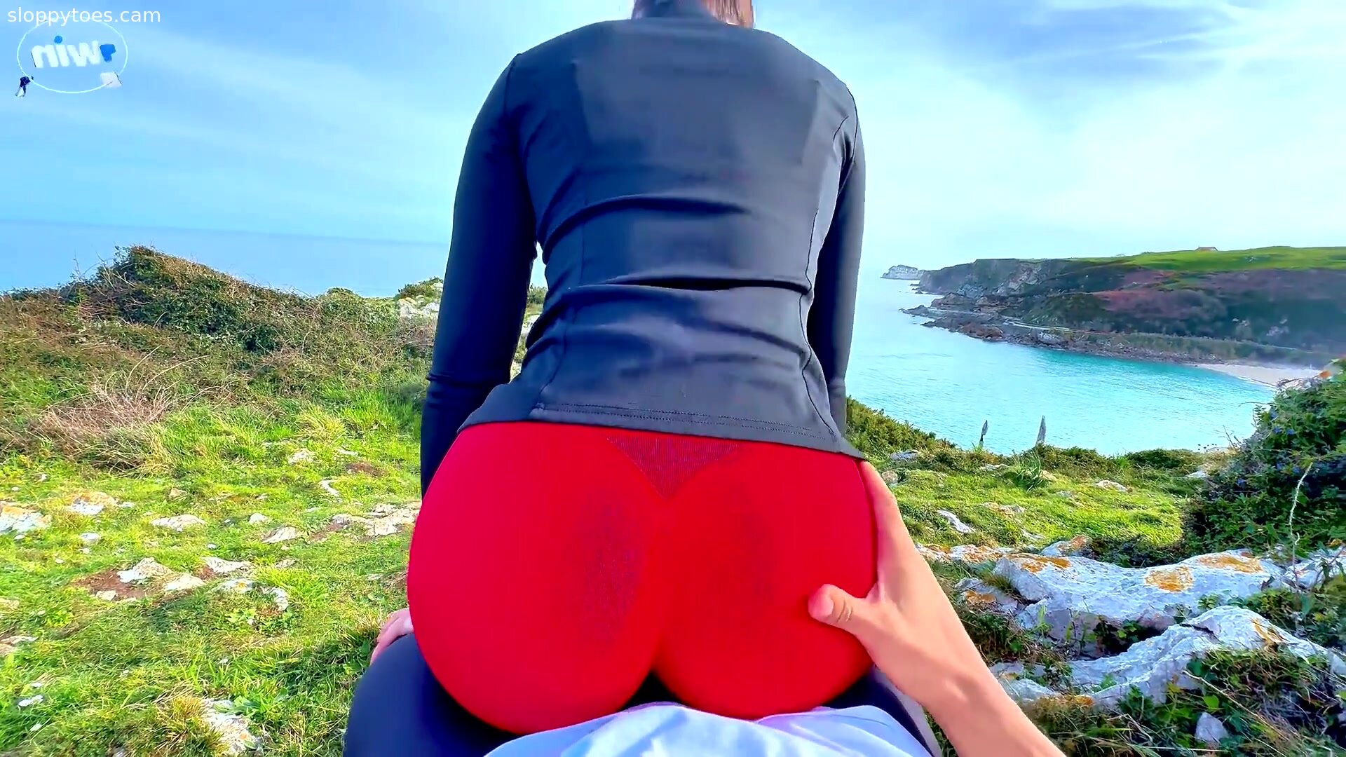 Colombian Tourist Teases Me By Showing Me Her Ass