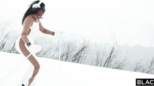 Nicole Kitt, Stacy Cruz - Hot Couple Tag Team Snowbunny