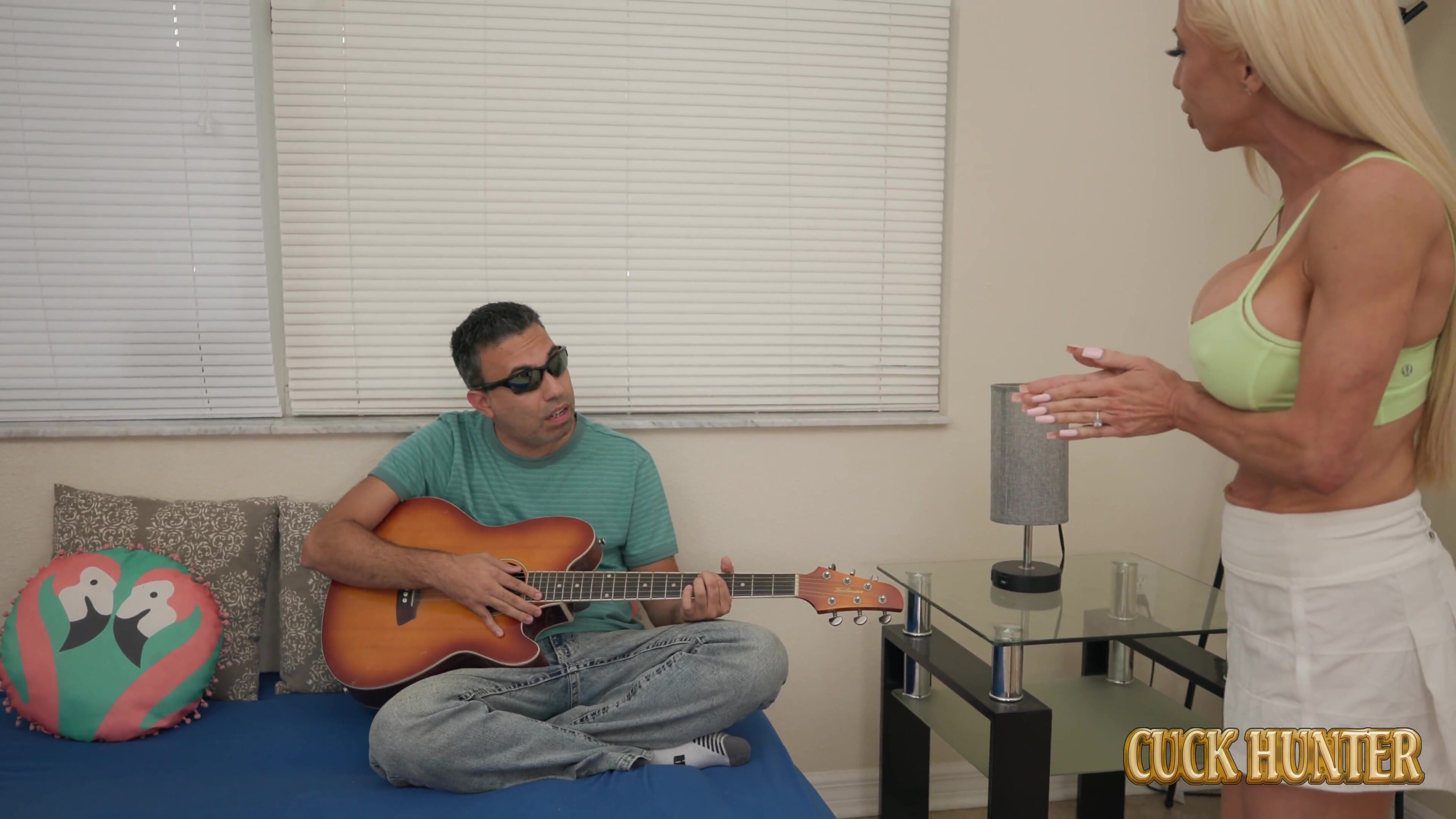 Mandy Monroe - Busty MILF's Cuckold Yoga Session Ended With a Creampie in 4K