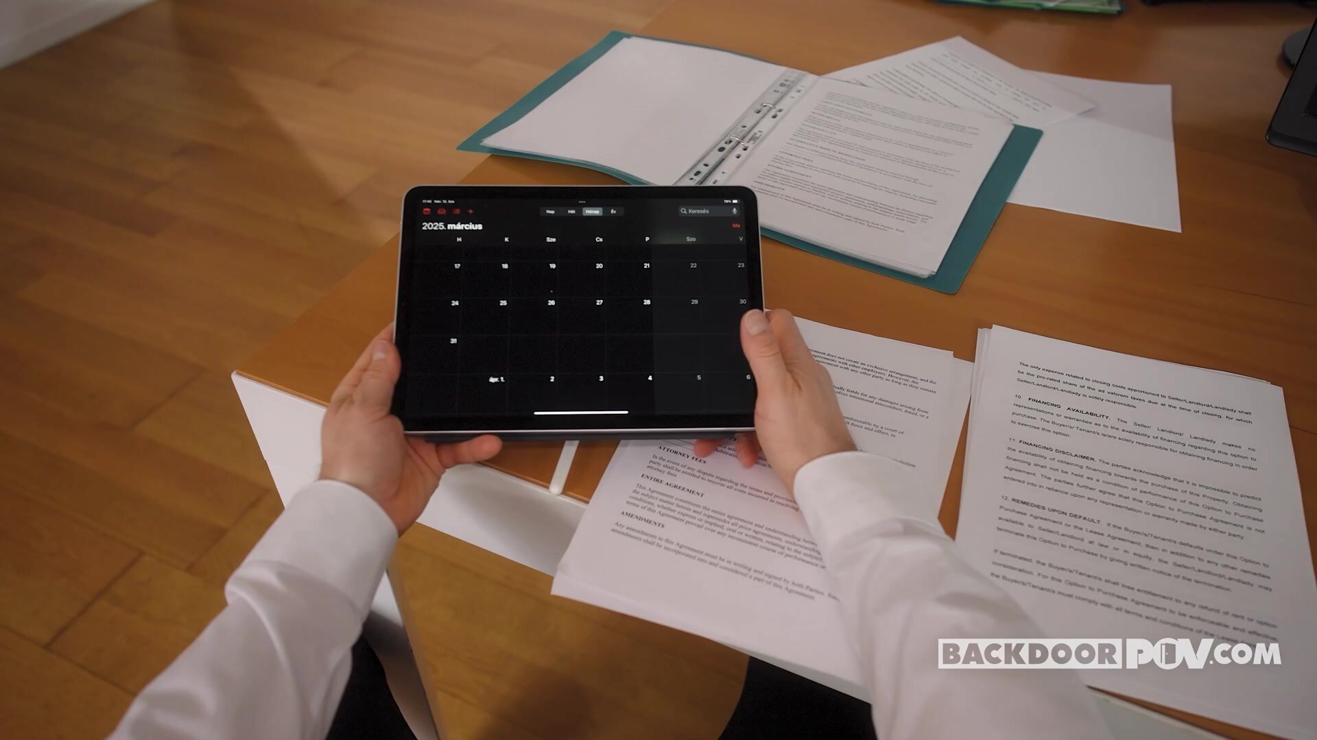 Backdoor POV - Amalia Davis