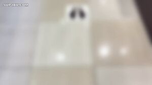 A Fair-skinned Wife Who Was Caught Shopping At A Supermarket Late At Night For Not Paying Her Debts And Was Defiled By A Stranger's Dick And flowers To Have Creampie Sex.