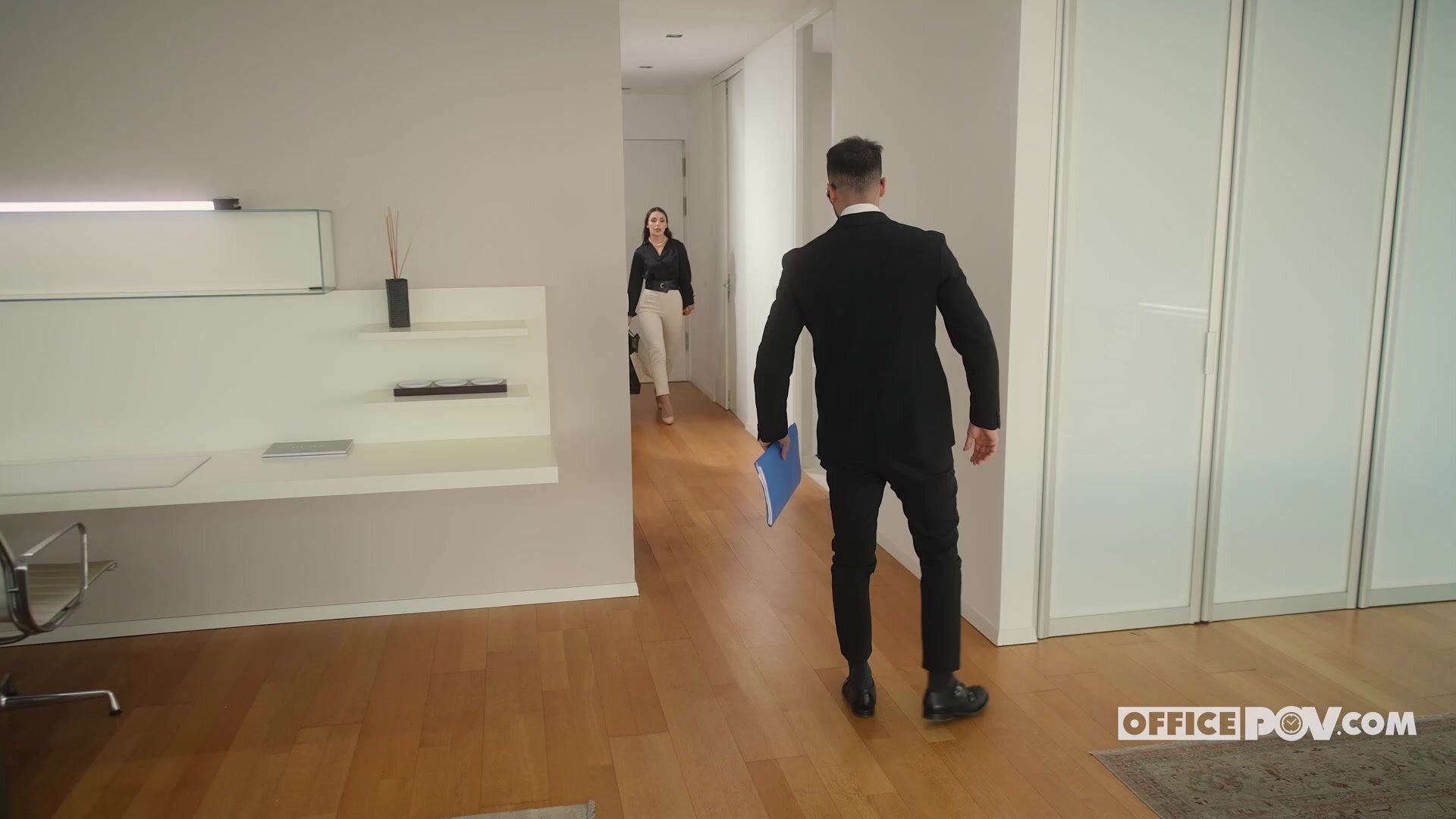 Clemence Audiard & Milan Cheek - Threesome Initiation