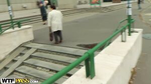 WTF Pass - Public Sex Adventures - Extreme Sex Outdoors with Cute Blonde - Nesty