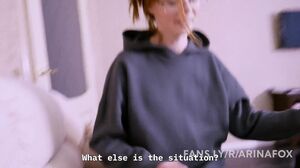 Arina Fox - Schoolgirl visiting friend - FoxyElf - blowjob doggystyle POV