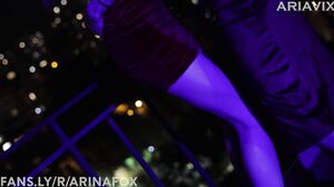 Arina Fox - Threesome at a private party with my shy American girlfriend ｜ EATS CUM FROM BIG TITS