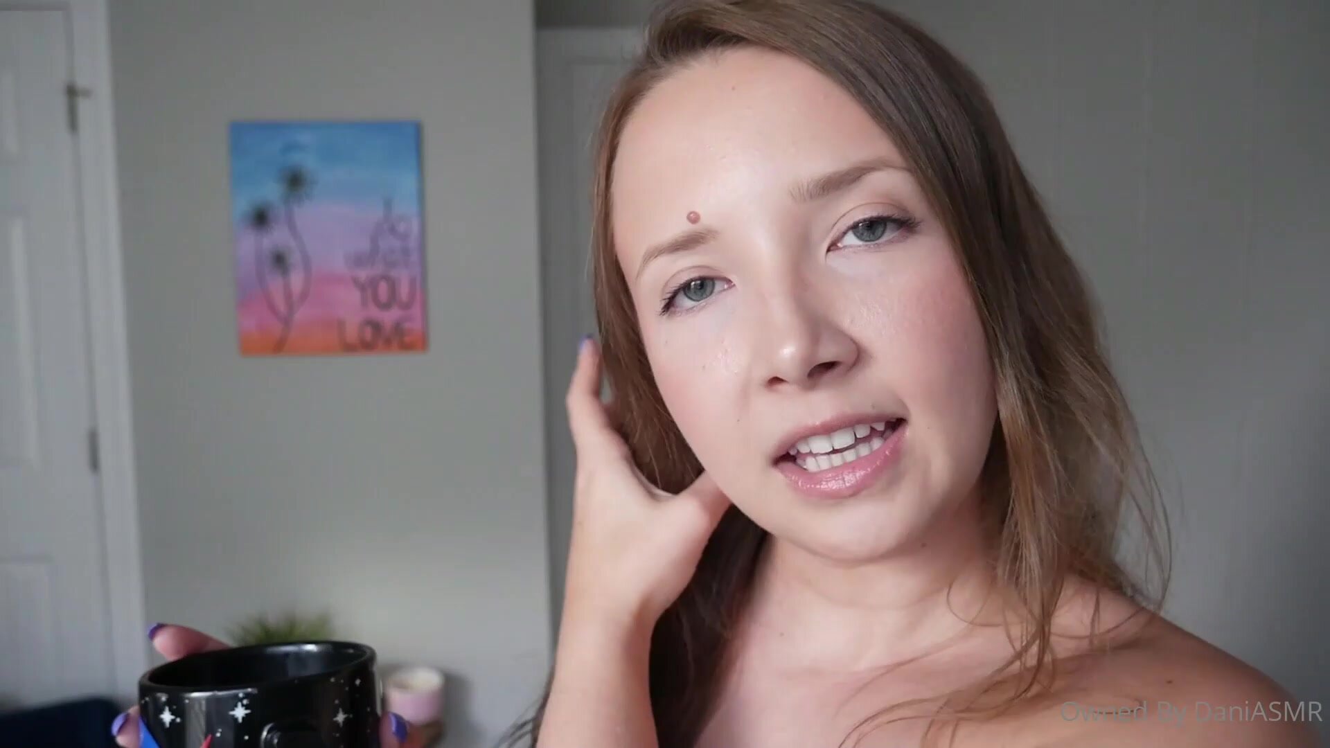 Dani ASMR Panty Try on Onlyfans flowers Video_1080p