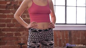 Hot Ffm Threesome In Aerobics Class