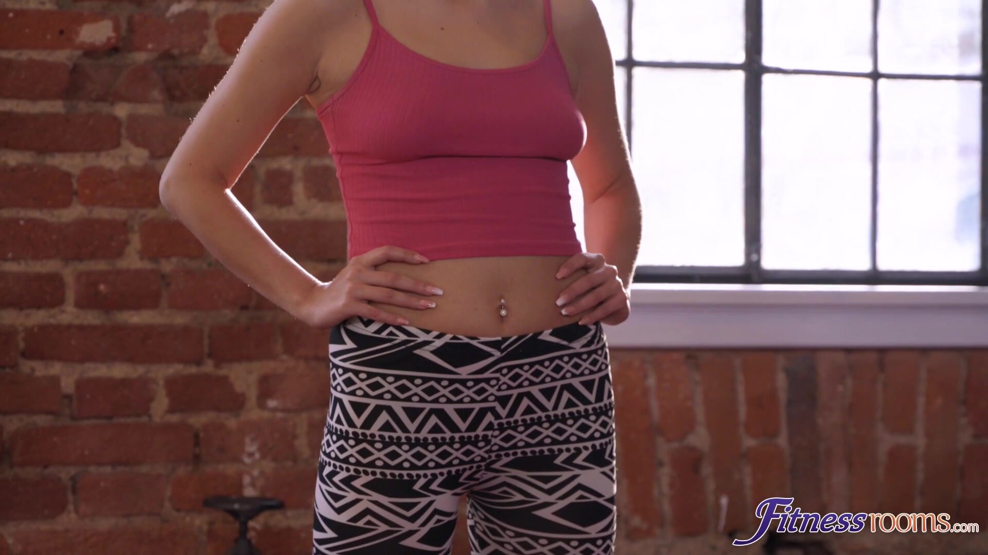 Hot Ffm Threesome In Aerobics Class