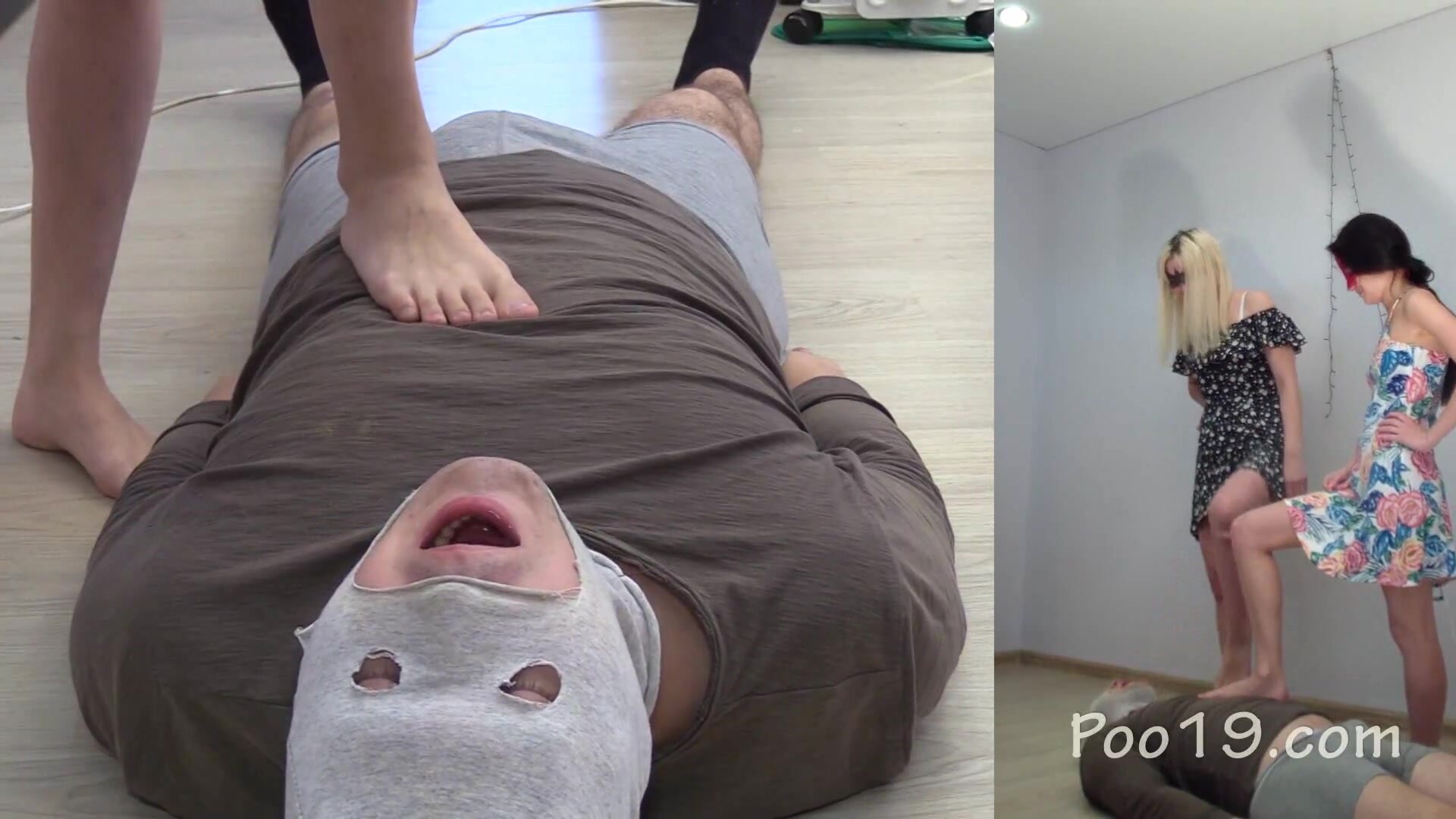 MilanaSmelly - Menstrual cup. Victoria and Christina. Cruel session!