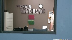 Sophia Locke Hot Redhead Gets Fucked In Jail By Múltiple Cocks At The Same Time In All Her Holes