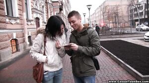 CasualTeenSex - Cindy - Hot casual fuck on the floor