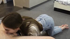 SladkiSlivki - Beautiful slim girl and her deep throat