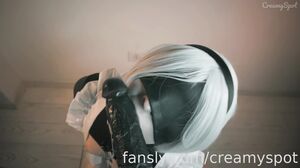Creamy Spot - 2B From Nier Is A Horny CumSlut
