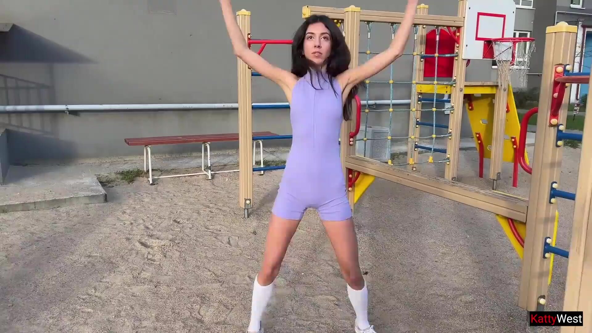 Katty West - Stepsister Asks Brother To Stretch Anal During Yoga Class