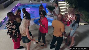 BlackedRaw - Madi Collins Tiny Redhead Madi Goes Airtight In First Gangbang