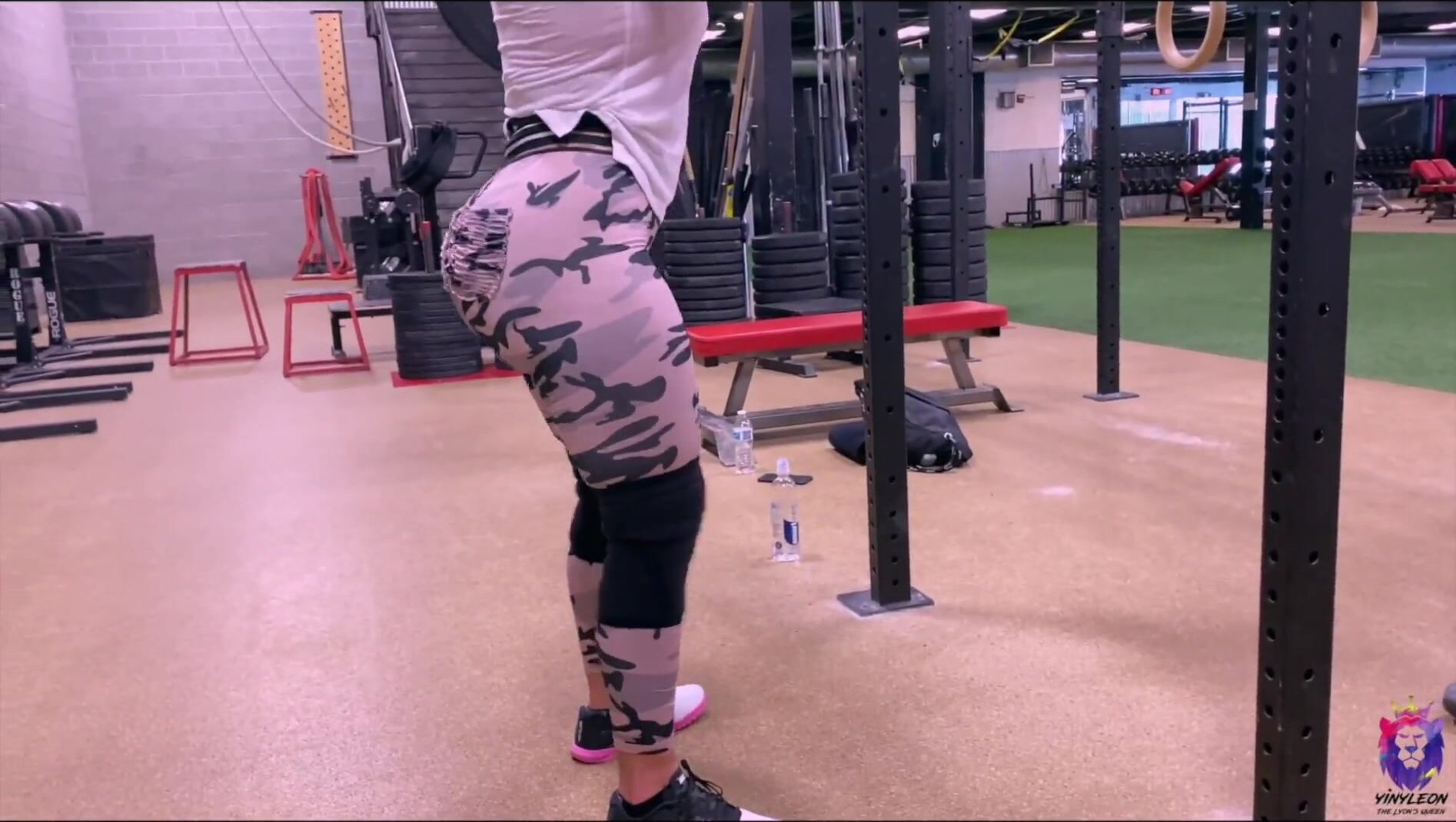 YinyLeon - Big Ass Babe Gets Sweaty Before Get Fucked Through Yoga Pants- COMPILATION