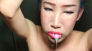Ladyboy Pissed On And Mouth Fucked