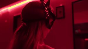 Scarlet Chase - Gothic Latex Whore Explores Her Asshole