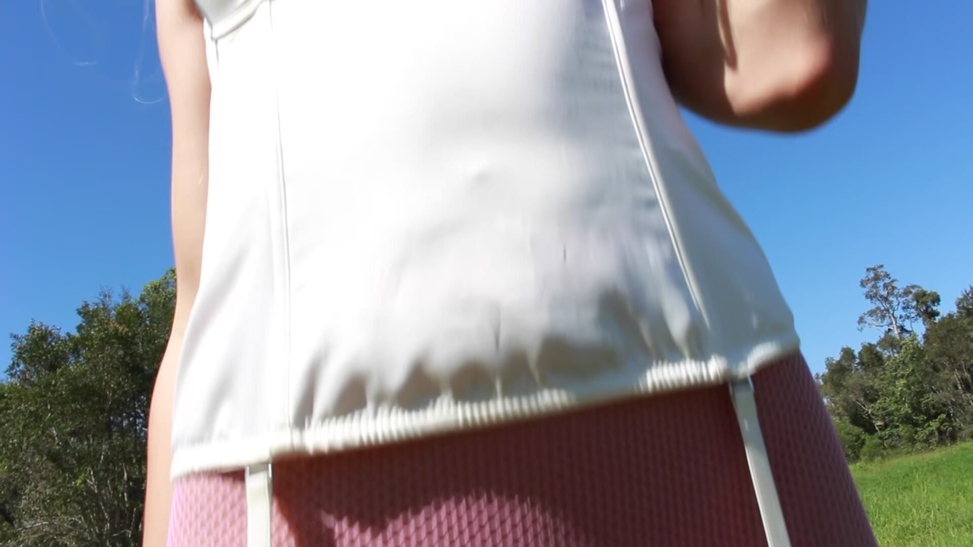 Scarlet Chase - Kinky Bunny Public Anal Milk Enema