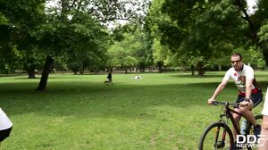 Blonde nympho Cherry Kiss sucks a giant schlong and gets her anal sex fix GP1408 in 4K