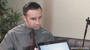 Capri Cavanni Aleksa Nicole Busty Boss Has A Threesome With Two Of Her Employees In Her Office