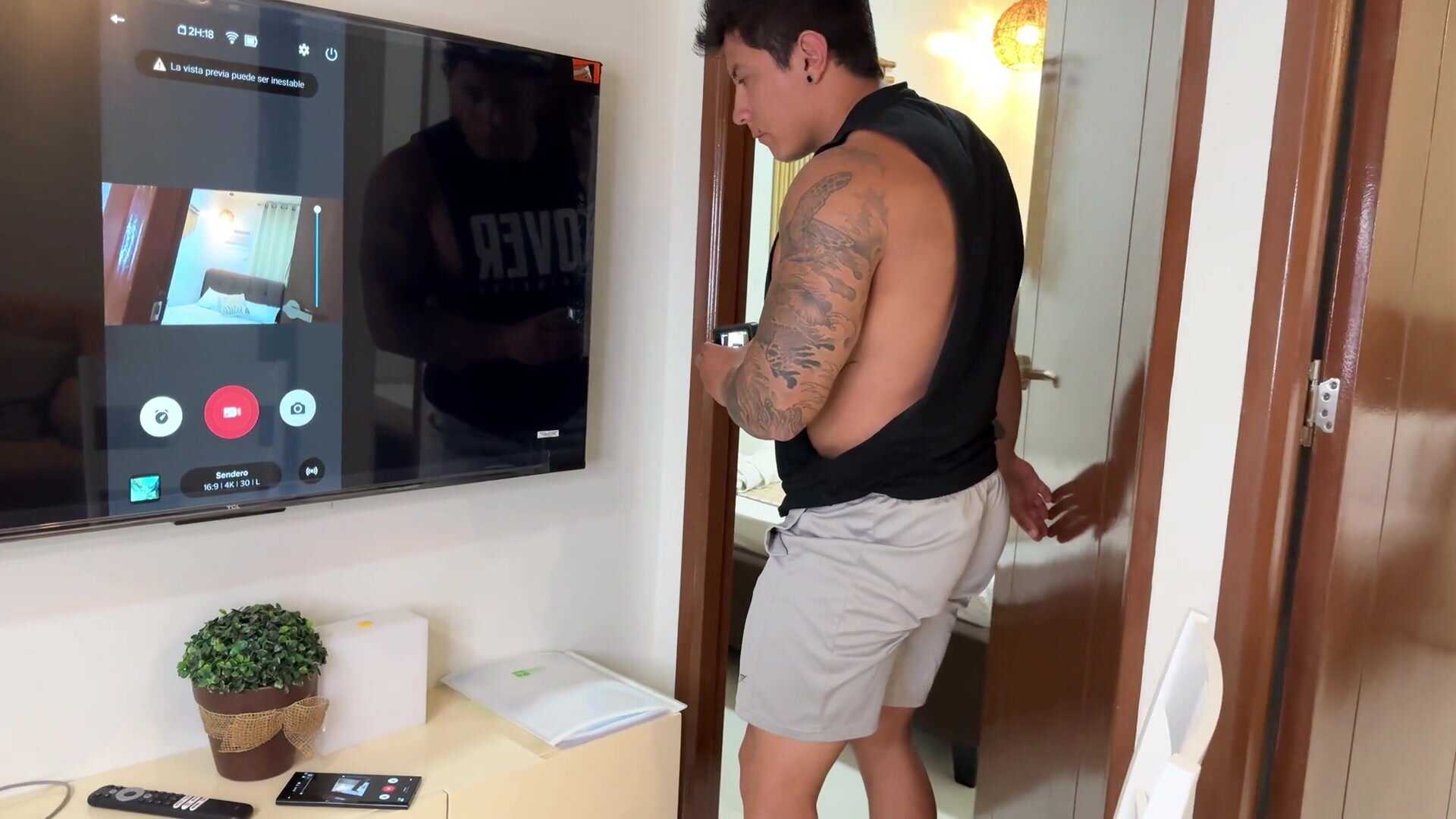 Summer Stepth - Latina MILF enjoys being filmed while masturbating. She ends up fucking her naughty stepso